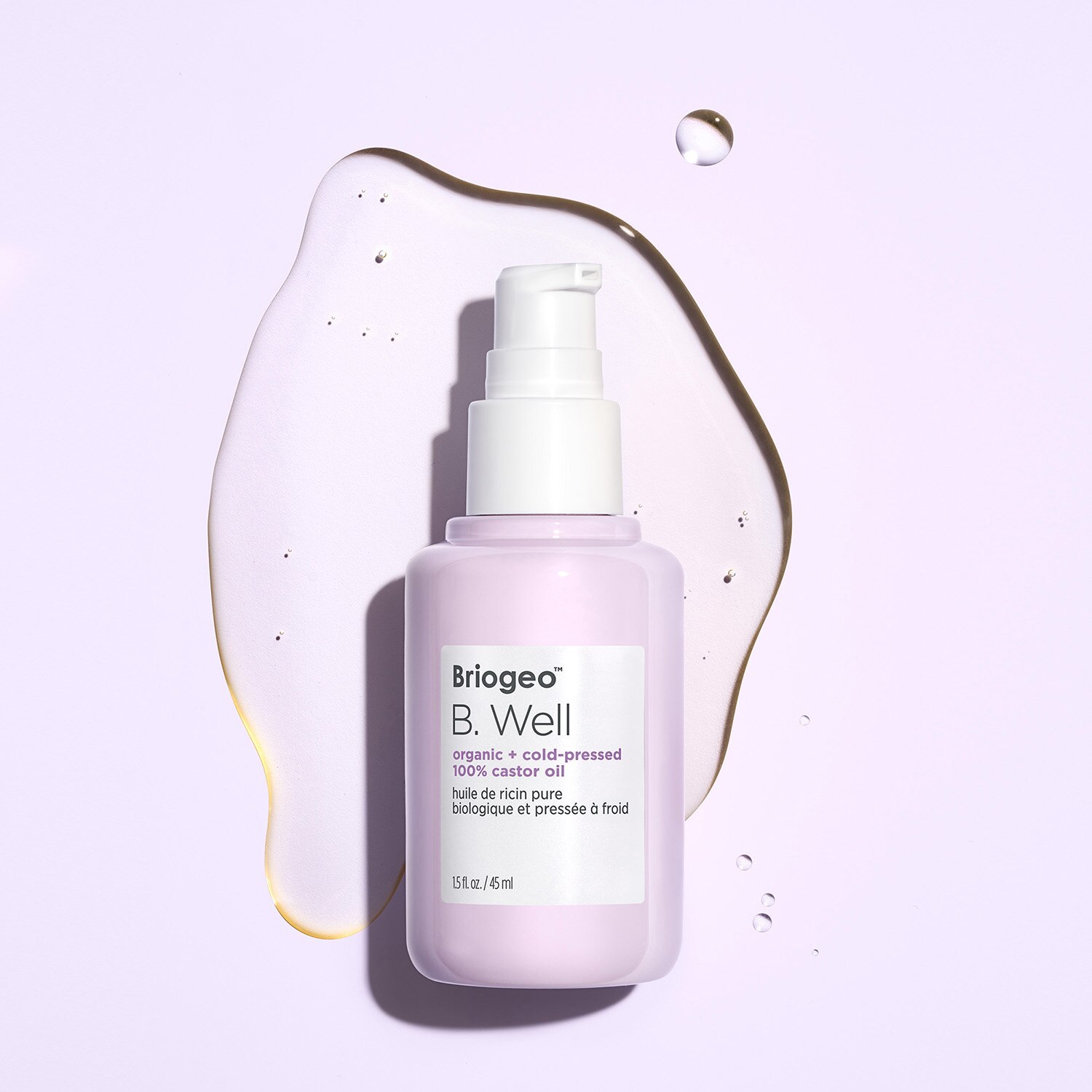 B. WELL ORGANIC + COLD-PRESSED 100% CASTOR OIL
